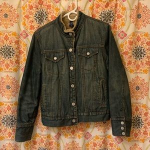 Vintage faux fur Jean Jacket